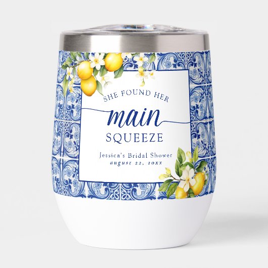 Main Squeeze Citroenen & Blauw Mediterraan (Voorkant)