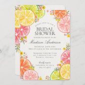 Main Squeeze Citrus Bloemen Sinaasappel Vrijgezell Kaart (Voorkant / Achterkant)