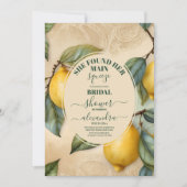 Main Squeeze Citrus Vrijgezellenfeest Lemon Bright Kaart (Voorkant)