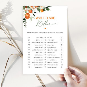 Main squeeze citrus Zou ze liever bruids spel