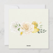 Main Squeeze Elegante Bruidsfeest Uitnodiging (Achterkant)