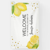 Main Squeeze Lemon Welkom Spandoek (Verticaal)