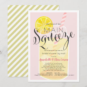 Main Squeeze Lemonade Roze Vrijgezellenfeest per p Kaart