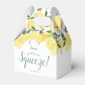 Main Squeeze Lemons Bruiloftsfeest  Bedankdoosjes (Voorkant Zijde)