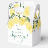 Main Squeeze Lemons Bruiloftsfeestje  Bedankdoosjes (Geopend)