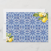 Main Squeeze Lemons Recept voor de bruid Kaart (Achterkant)