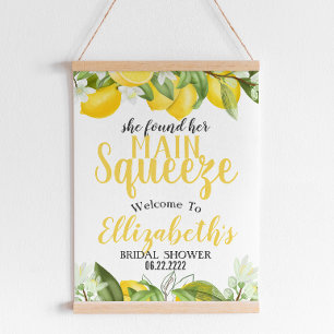 Main Squeeze Lemons Verjaardag Welkomstbord Poster