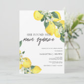 Main Squeeze Modern Summer Vrijgezellenfeest Kaart (Staand voorkant)