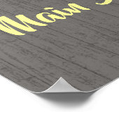 Main Squeeze Roze Limonade Bruiloft Welkom Poster (Hoek)