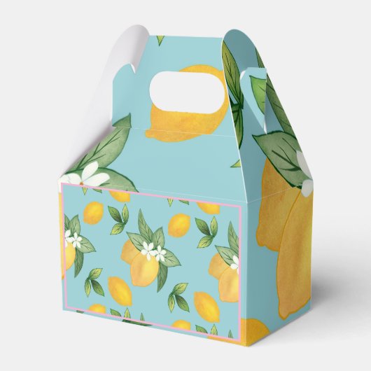 Main Squeeze Summer Favoriete Box – Lemon Bruids S Bedankdoosjes (Voorkant Zijde)