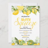 Main Squeeze Vrijgezellenfeest Lemon Uitnodiging (Voorkant)