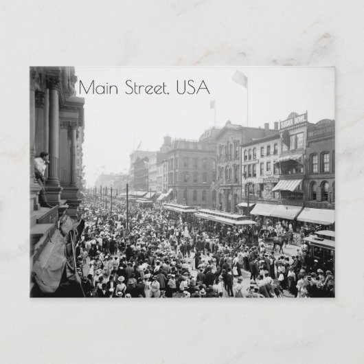 Main St., Buffalo, N.Y. Briefkaart (Voorkant)