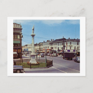 Main St., Danbury, Connecticut Vintage Briefkaart