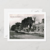 Main St., East Hampton, NY  Briefkaart (Voorkant / Achterkant)