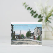 Main St., Everett, Vintage van Massachusetts Briefkaart (Staand voorkant)
