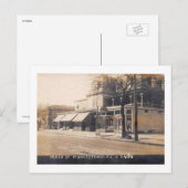Main St., Moorestown, New Jersey 1924 Vintage Briefkaart (Voorkant / Achterkant)