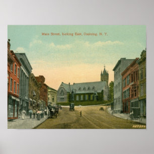 Main St., Ossining, Poster New York