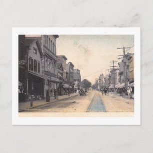 Main St., Port Chester, Vintage van New York Briefkaart