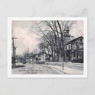 Main St., Pt. Jefferson, New York  Briefkaart
