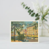 Main St. Saratoga Springs NY Briefkaart (Staand voorkant)