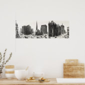 Main St. & Shelton Square, Buffalo, New York Poster (Keuken)