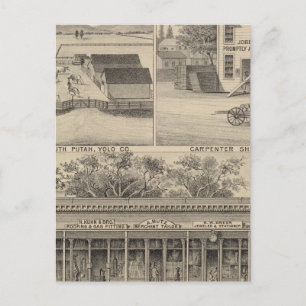 Main St Woodland Briefkaart