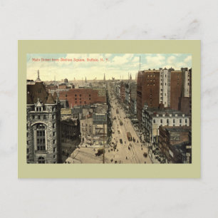 Main Street, Buffalo NY 1912  Briefkaart