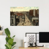 Main Street, Buffalo NY 1912  Poster (Thuiskantoor)