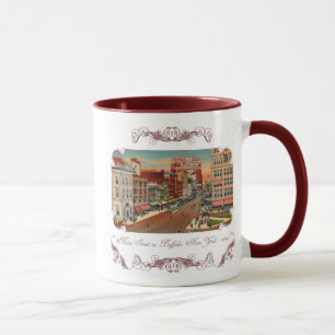 Main Street - Buffalo, NY Mug café Vintage
