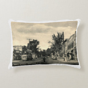 Main Street, Chatham, New Jersey Vintage Accent Kussen