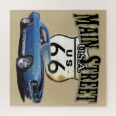 Main Street Custom Camaro met Black Stripes Legpuzzel (Horizontaal)