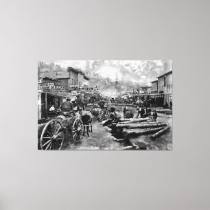 Main Street DEADWOOD 1876 Impression photo