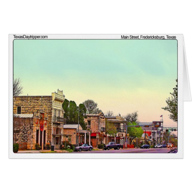 Main Street, Fredericksburg, TX (Voorkant Horizontaal)