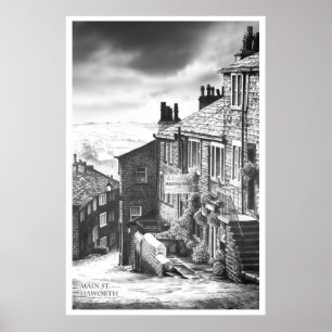 Main Street, Haworth Poster