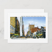 Main Street, Houston, Texas Briefkaart (Voorkant / Achterkant)