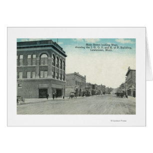 Main Street Look WestLewiston, MT