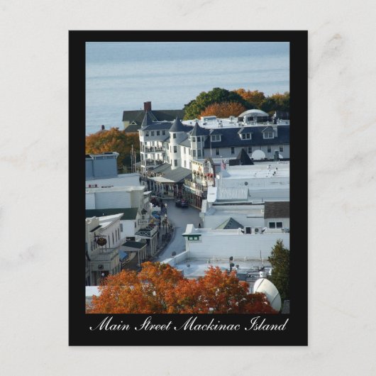 Main Street Mackinac Island - Carte postale (Devant)