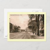 Main Street, Northampton, Massachusetts  Briefkaart (Voorkant / Achterkant)