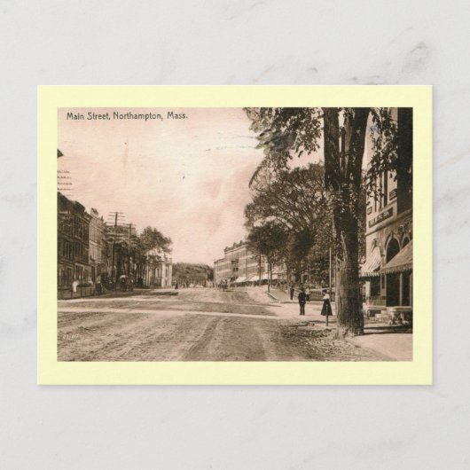 Main Street, Northampton, Massachusetts  Briefkaart (Voorkant)