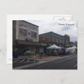 Main Street - Twin Herfsten Briefkaart (Voorkant / Achterkant)