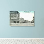 Main Street Watch WestLewiston, MT Canvas Afdruk (Insitu (Houten vloer))