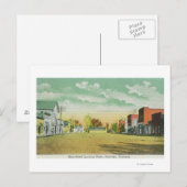 Main Street Zoekend NorthSheridan, MT Briefkaart (Voorkant / Achterkant)