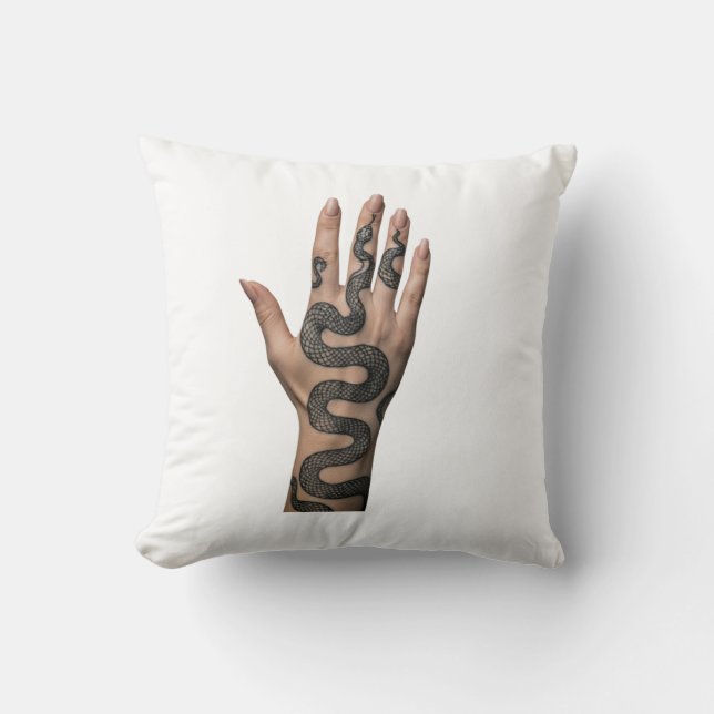 main tatouée coussin (Recto)