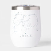 Main tiré Chic Bow Ribbon Maid of Honor Propositio (Avant)