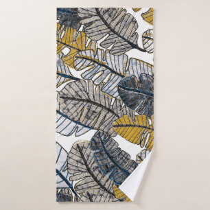 Main tirée : Feuilles tropicaux