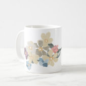 Main tirée florale Mug (Devant gauche)