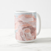 Main tirée florale Mug (Devant droit)