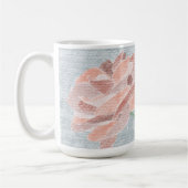 Main tirée florale Mug (Gauche)