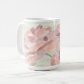 Main tirée florale Mug (Devant gauche)