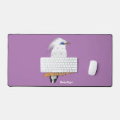 Mainate de Bali oiseau tropical exotique (Clavier et souris)